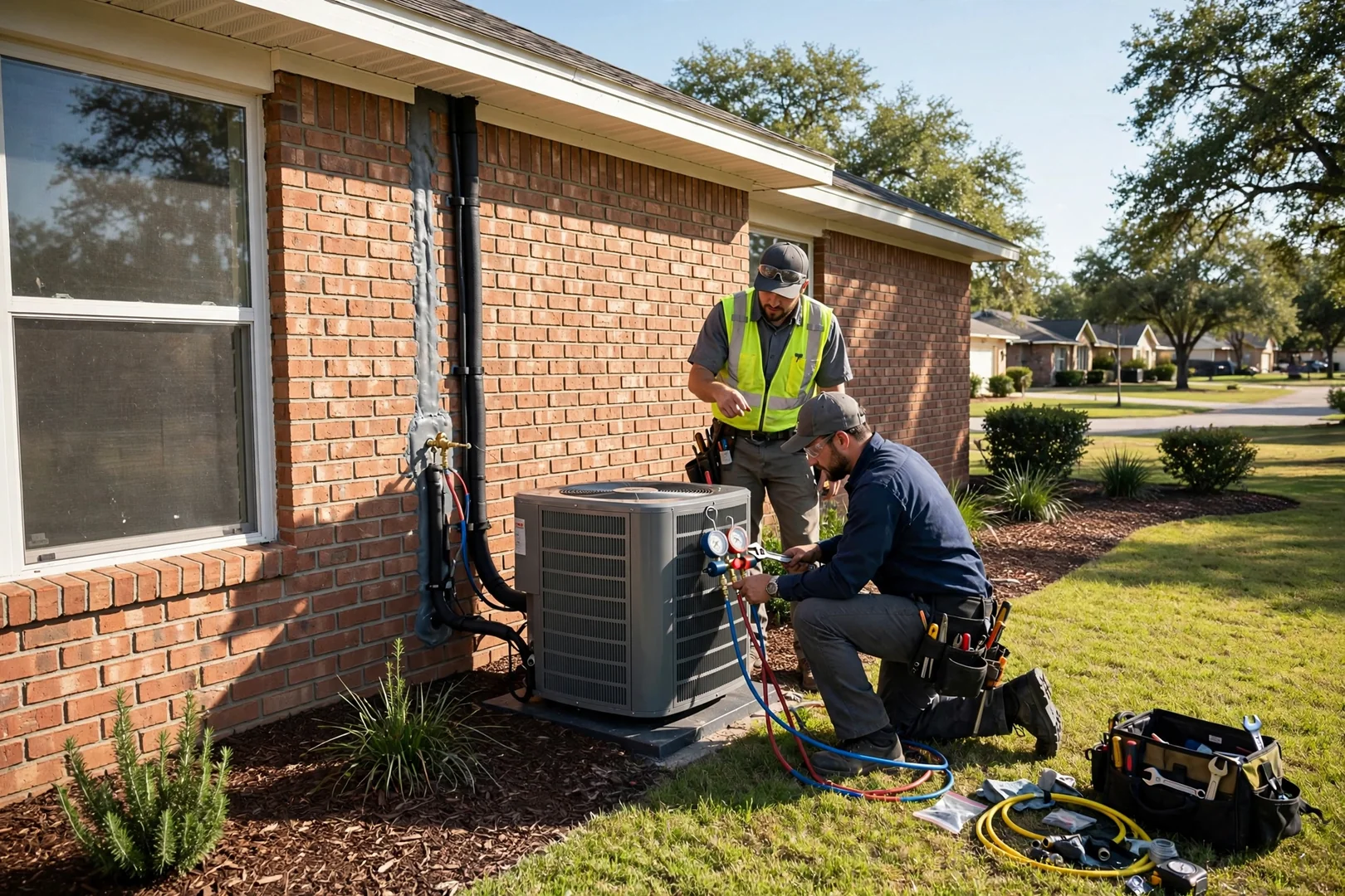 Split System Replacement for a Converse Ranch Home