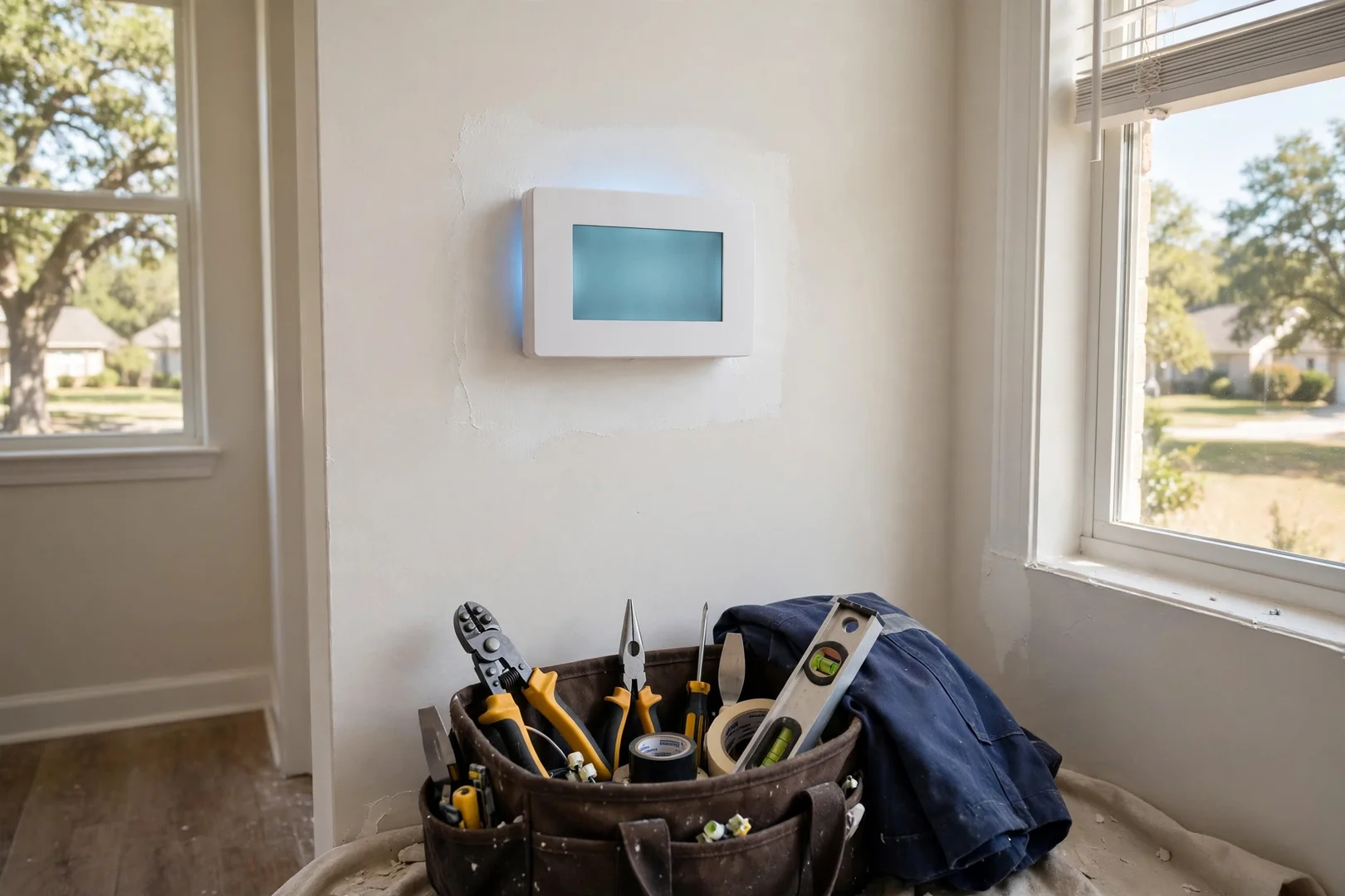 Heat Pump Upgrade with New Thermostat in Converse